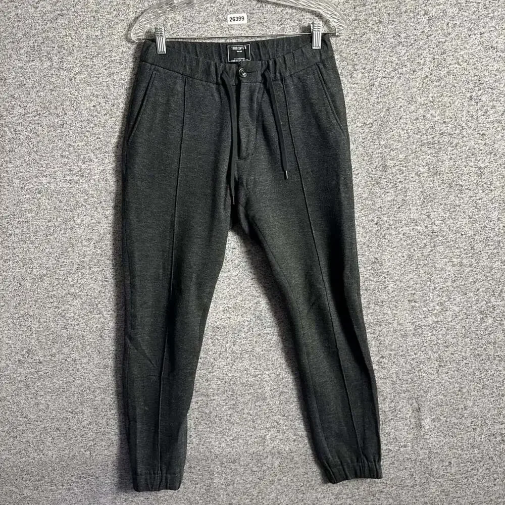 Todd Snyder Men's XS Gray Knit Travelers Suit Jogger Pants Elastic Waist Pintuck